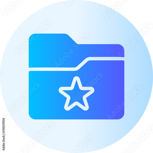 favourite gradient icon