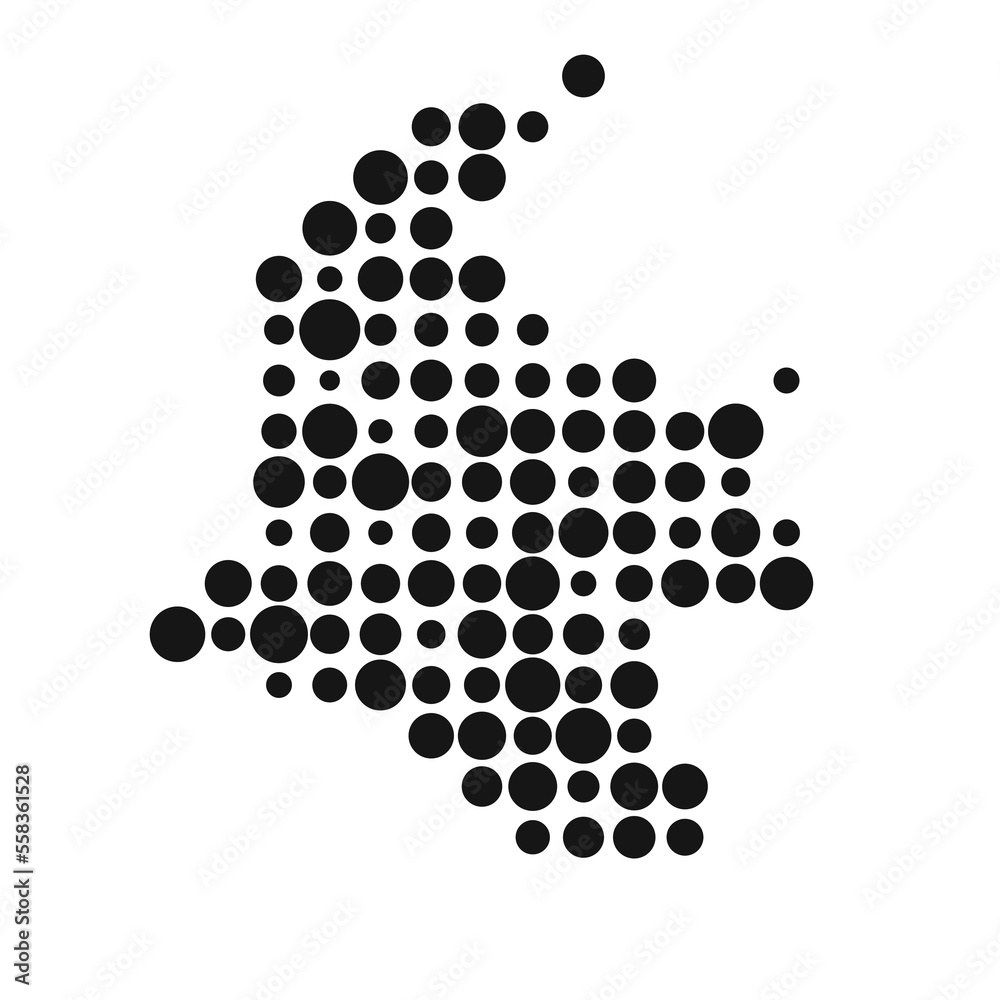 Colombia Silhouette Pixelated pattern map illustration Colombia Silhouette Pixelated pattern map illustration
