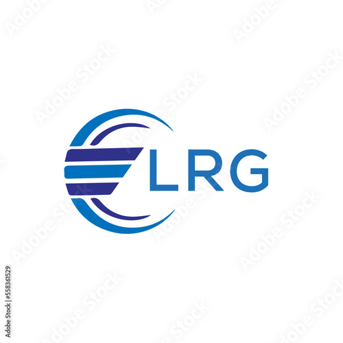 LRG letter logo. LRG blue image on white background. LRG vector logo design for entrepreneur and business. LRG best icon.		
 photo