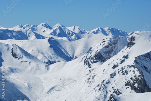 Tatry, góry, zima, śnieg, dolina, TPN, krajobraz, panorama,