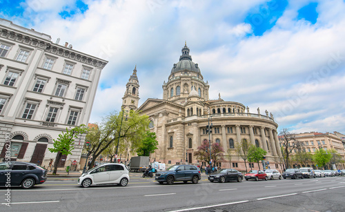 Budapest, Hungary. St. Stephen's Basilica, roman catholic cathedral in honour of Stephen, the first King of Hungary 