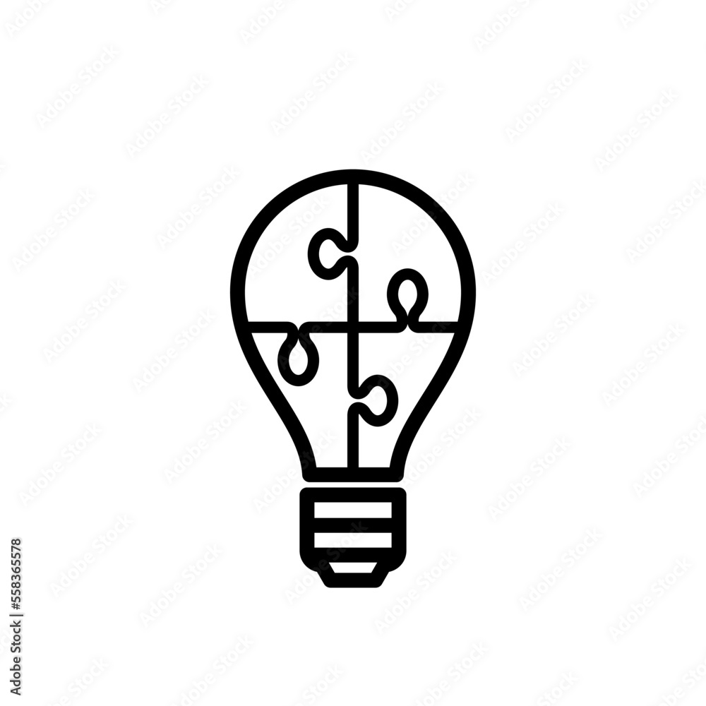 Puzzle icon vector logo design template Puzzle icon vector logo design template