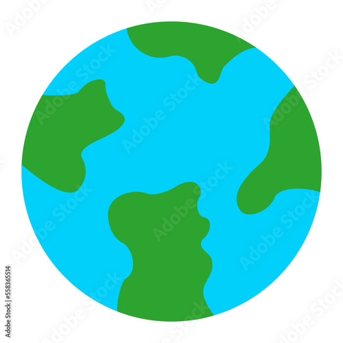 Planet Earth Flat Icon