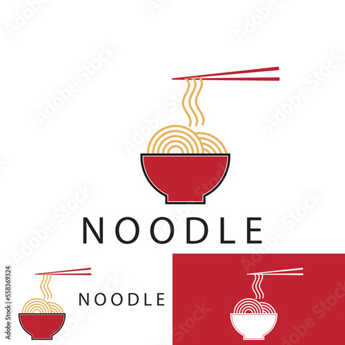 noodle icon vector illustration template design