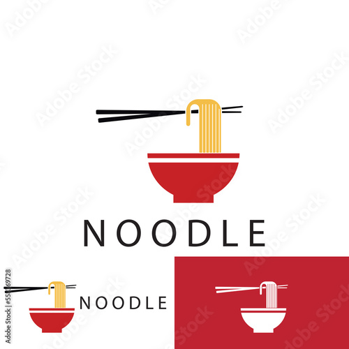 noodle icon vector illustration template design