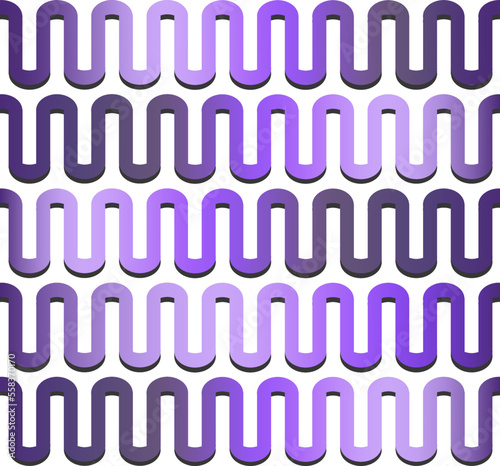 Line pattern with attractive gradient