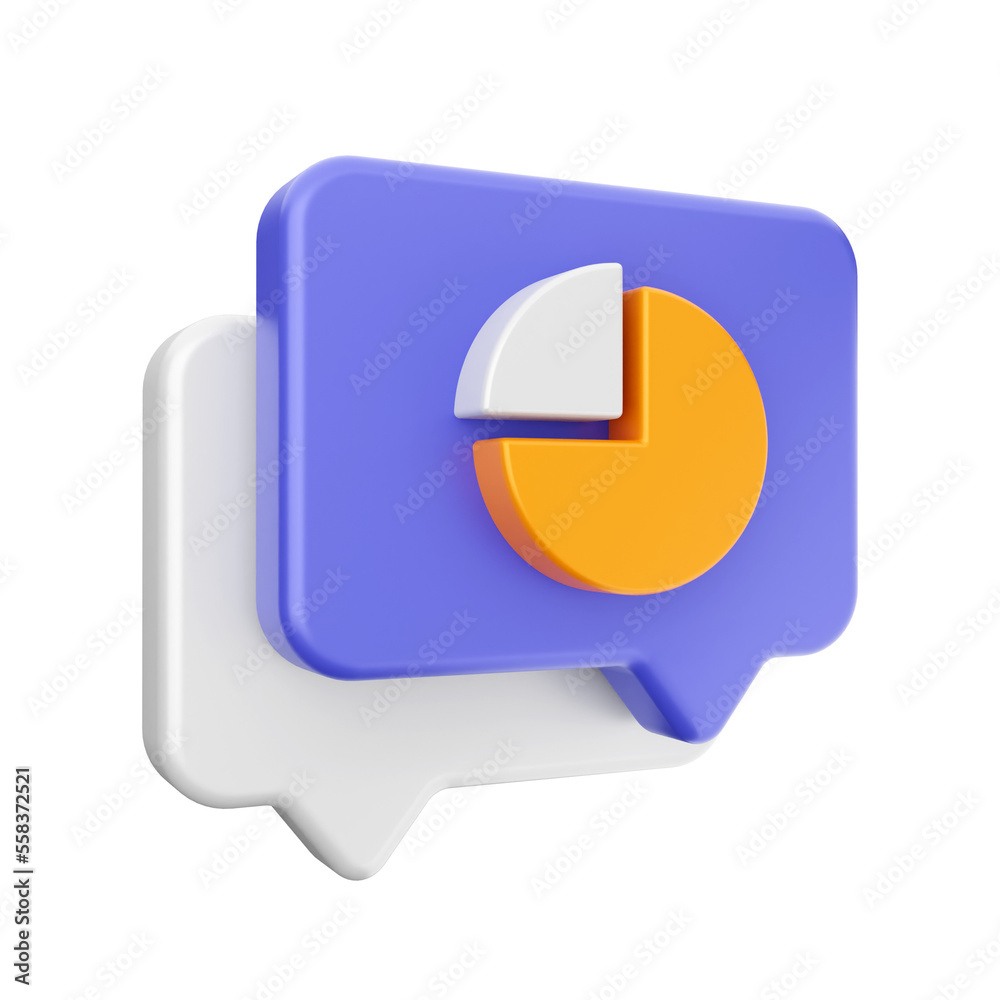 3d chat bubble comment icon illustration render 3d chat bubble comment icon illustration render