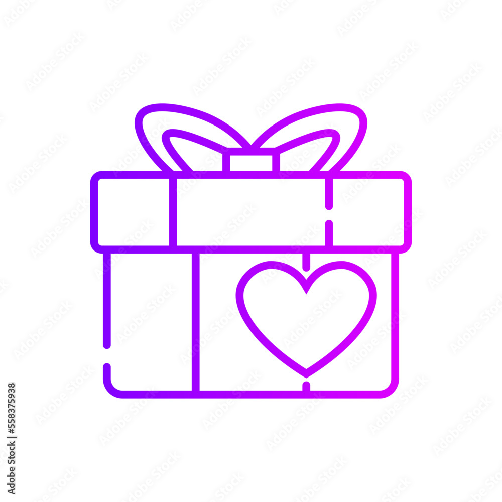 gift gradient icon gift gradient icon