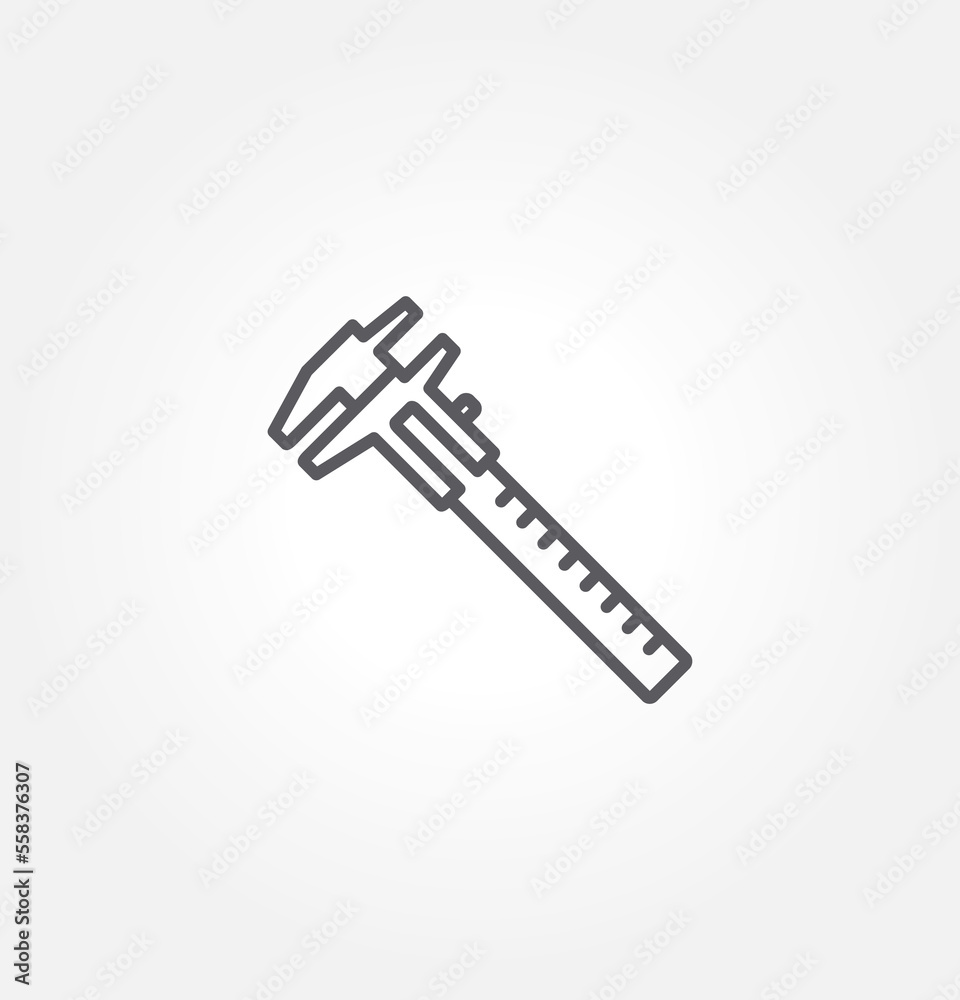 ruler icon vector illustration logo template for many purpose. Isolated on white background. ruler icon vector illustration logo template for many purpose. Isolated on white background.