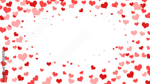 love red pink frame with transparent background transparent background