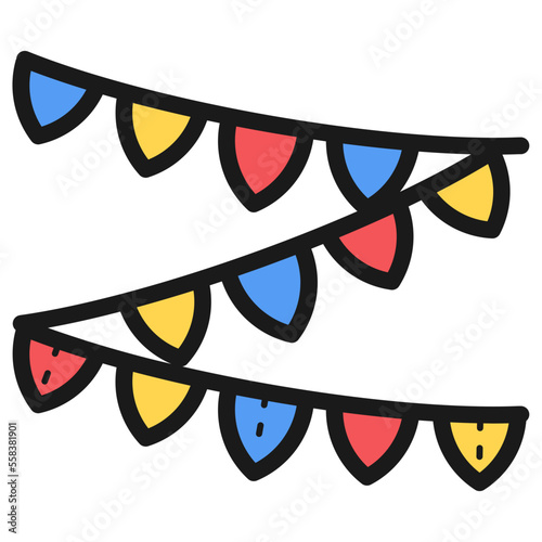 bunting icon