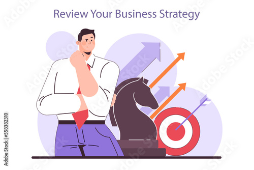 Review your business strategy. Effective management planning in conditions