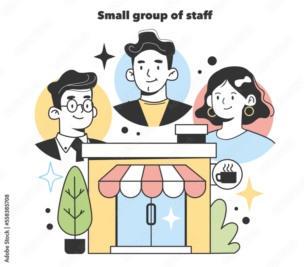 Small group of staff as a positive aspects about starting and developing Small group of staff as a positive aspects about starting and developing