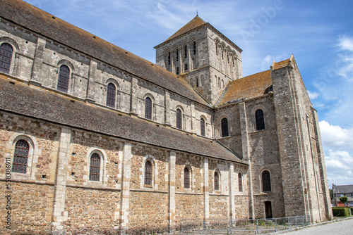 Lessay. Abbaye de la Sainte-Trinité. Manche. Normandie	