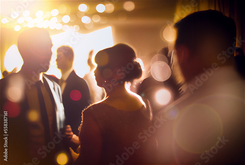 Blurry image of a wedding p...