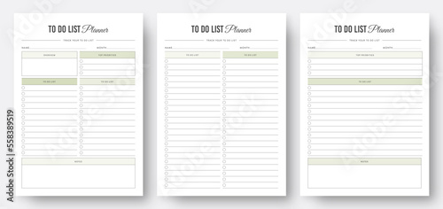 To Do List. Daily Note Planners. Checklist template. Checklist planner. To Do list notes. to-do list. Organizer & Schedule Planner. Daily to-do list. Set of Planners. Daily Planner Template. Vector.