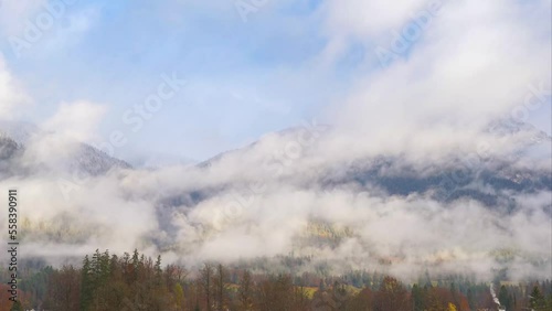 Timelapse of Alps in Grainau, Garmish, Germany