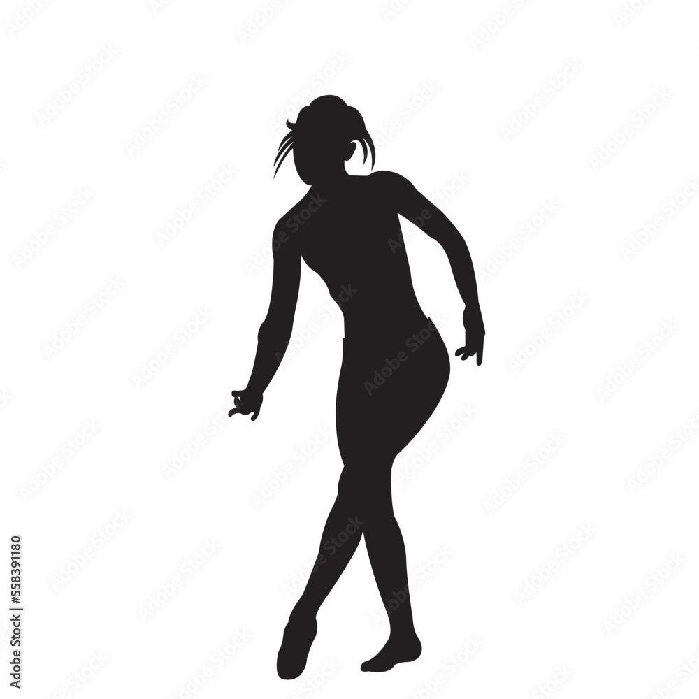 silhouette of a woman