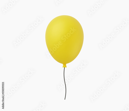 3d Realistic Balloon vector Illustration