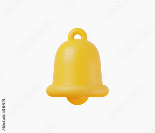 3d Realistic Bell vector illustration