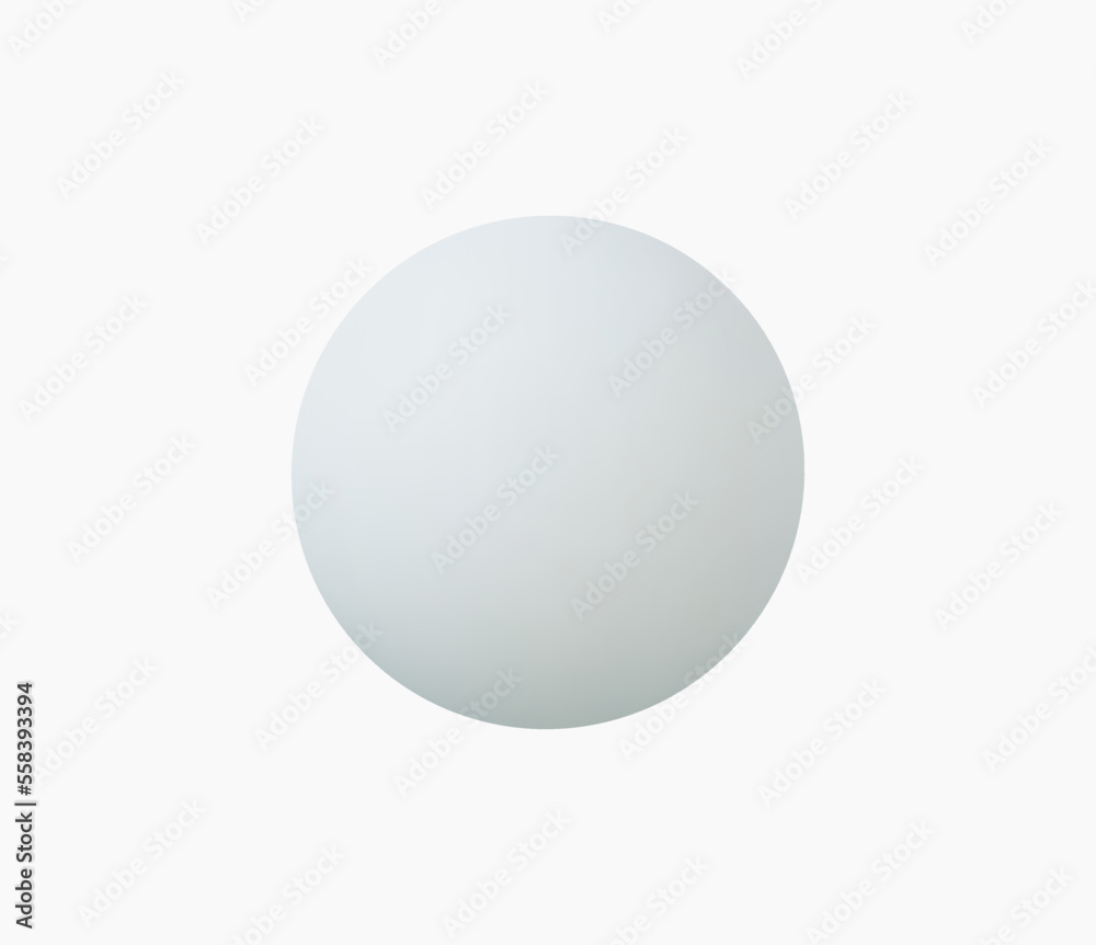 3d Realistic Sphere icon vector illustration