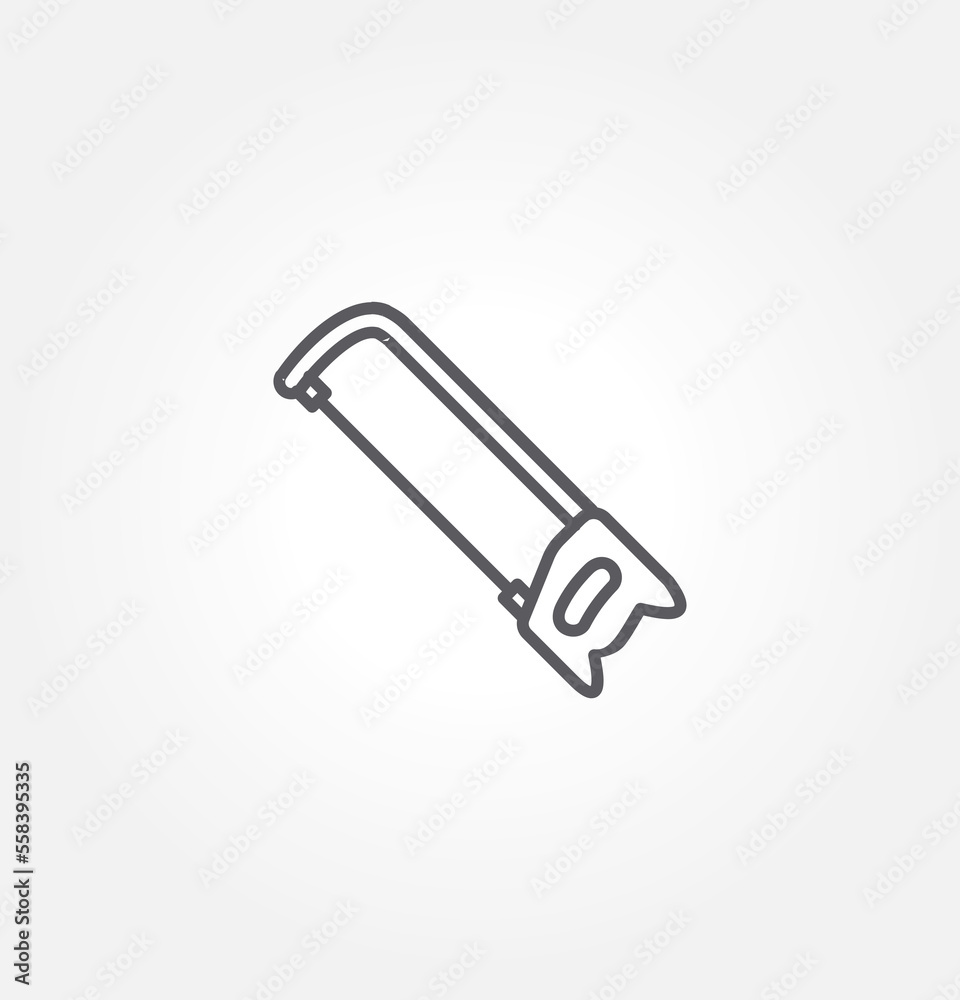 handsaw icon vector illustration logo template for many purpose. Isolated on white background. handsaw icon vector illustration logo template for many purpose. Isolated on white background.