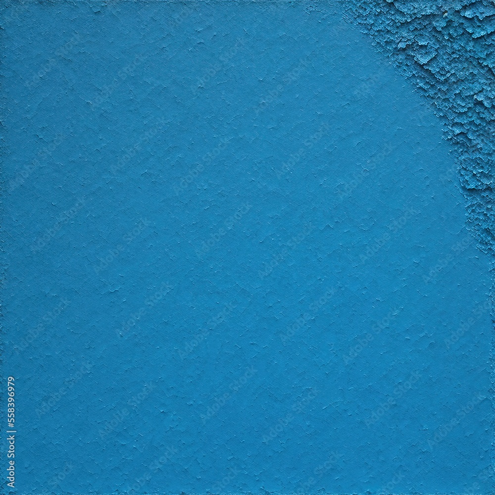 a blue wall with a white border in the middle of it and a black border in the middle of the wall