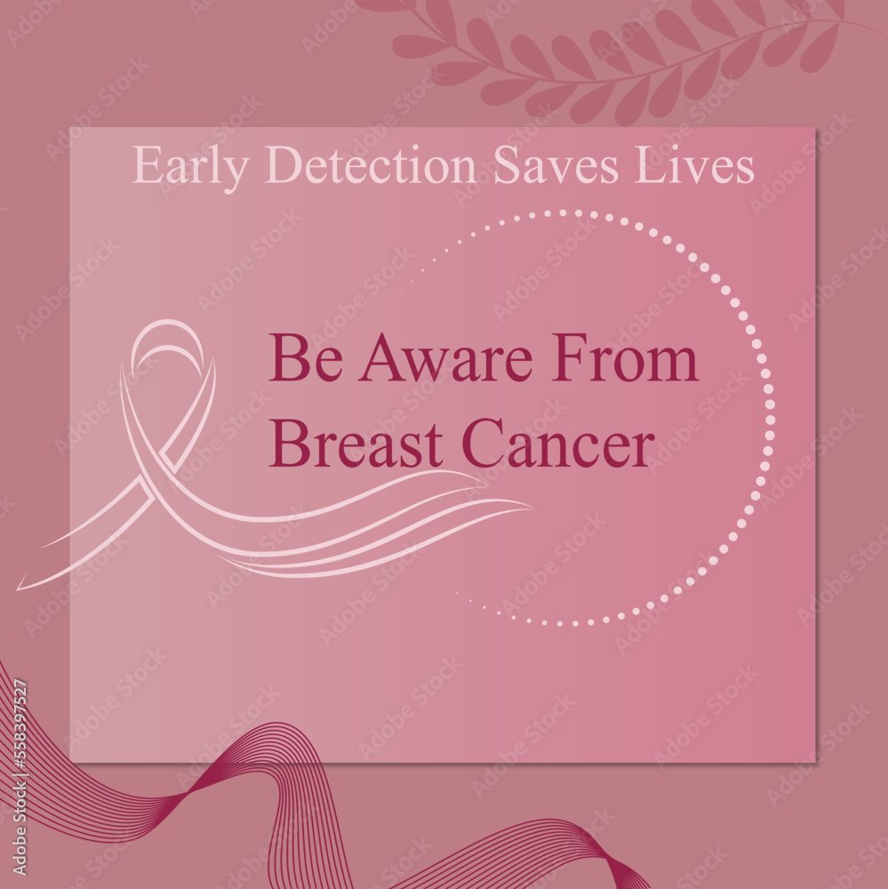 Breast Cancer Awarness Social Media Post Template
