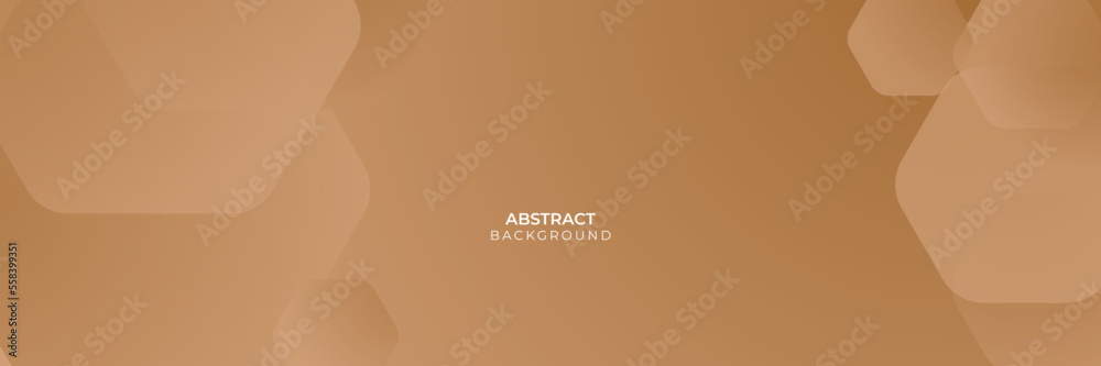 Simple geometry background. Beige style Vector Illustrations. Simple creative banner. Modern Minimalist Geometric Layout with Spots on a Brown.