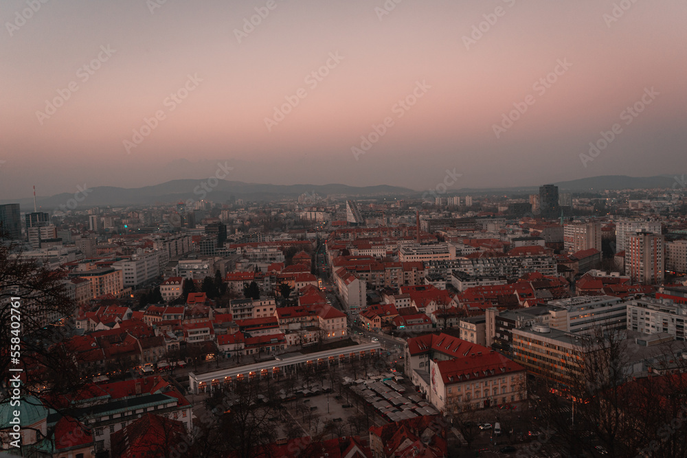 view of the city