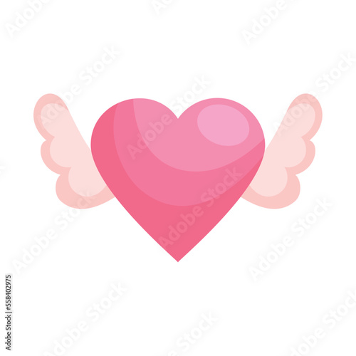 heart with wings