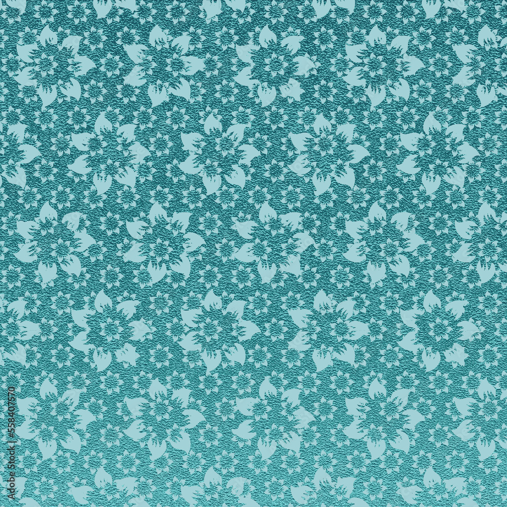 Seamless luxury cyan antic grunge background wallpaper,, floral background design illustration texture patern Seamless luxury cyan antic grunge background wallpaper,, floral background design illustration texture patern