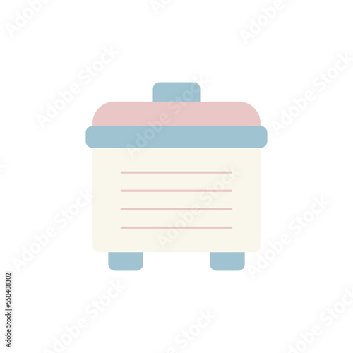 rice cooker icon. flat icon