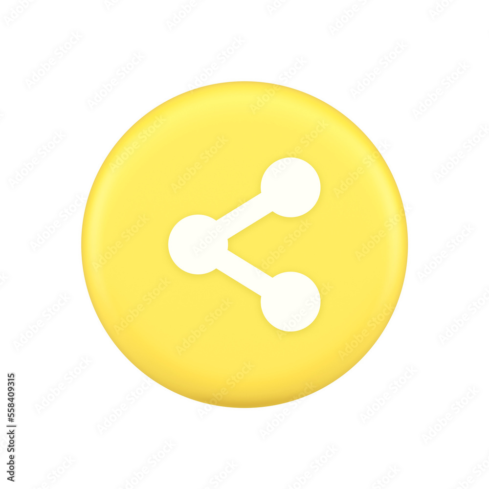 Decentralize compound connection encrypted network button cyberspace management 3d icon Decentralize compound connection encrypted network button cyberspace management 3d icon