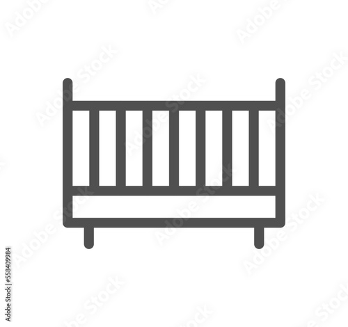 Furniture and household related icon outline and linear vector.