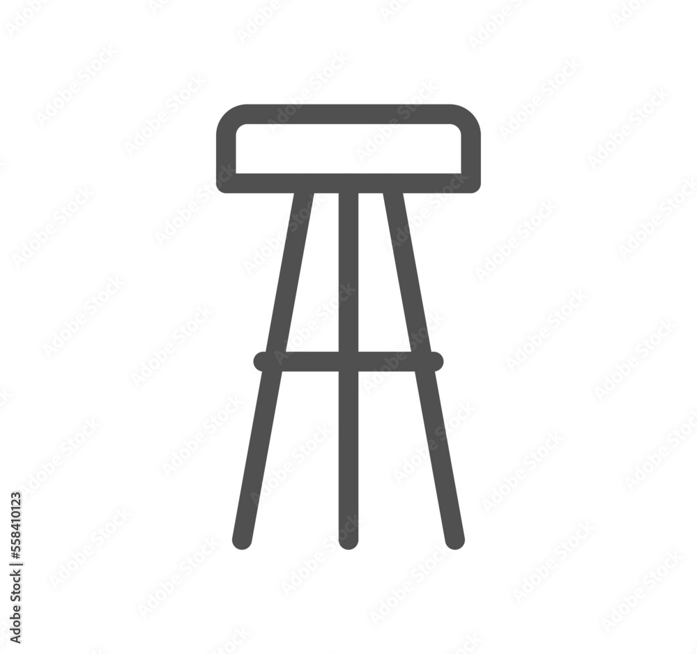 Furniture and household related icon outline and linear vector. Furniture and household related icon outline and linear vector.