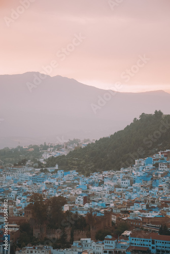 Sunset over Chefchaouen, Morocco © Anna