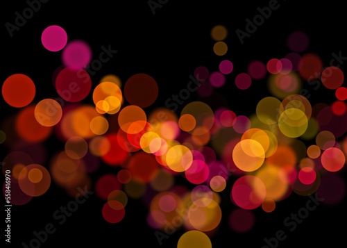 bokeh background for decoration illustration