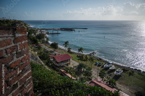 View from Fort Oranje on the Dutch Caribbean island of Sint Eustatius © timsimages.uk