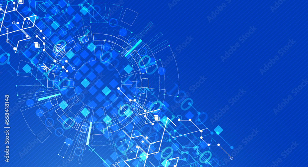 Abstract technology concept. Circuit board, high computer color background. Vector illustration with space for content, web - template, business tech presentation. Abstract technology concept. Circuit board, high computer color background. Vector illustration with space for content, web - template, business tech presentation.