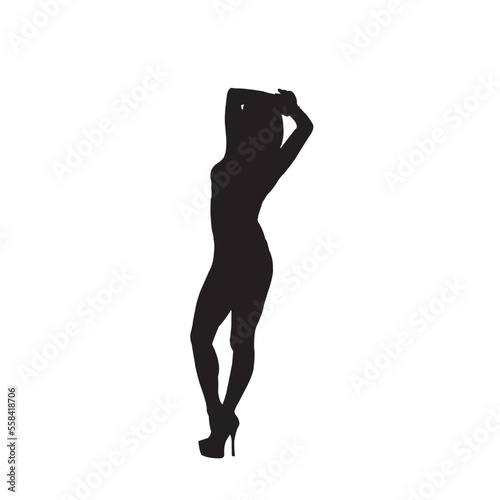 silhouette of a woman
