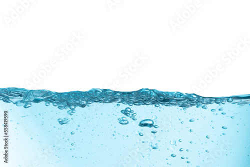 water isolated on white background. carbonated drink