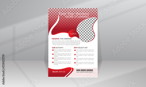 Creative Business Agency poster, Corporate Business Flyer template for Multipurpose.
