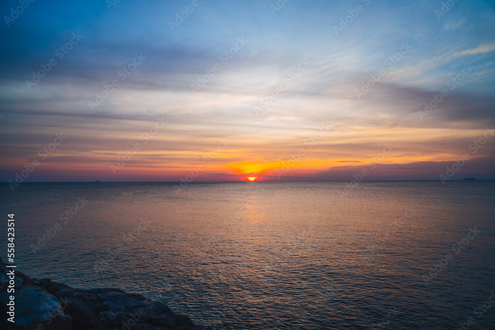 Naklejka premium Playa y mar