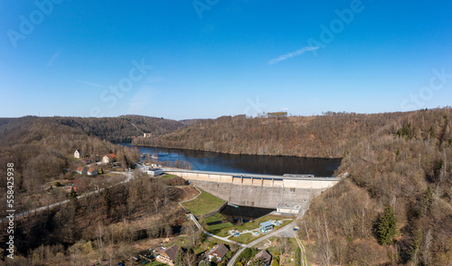 Staumauer Wendefurther Talsperre Harz photo