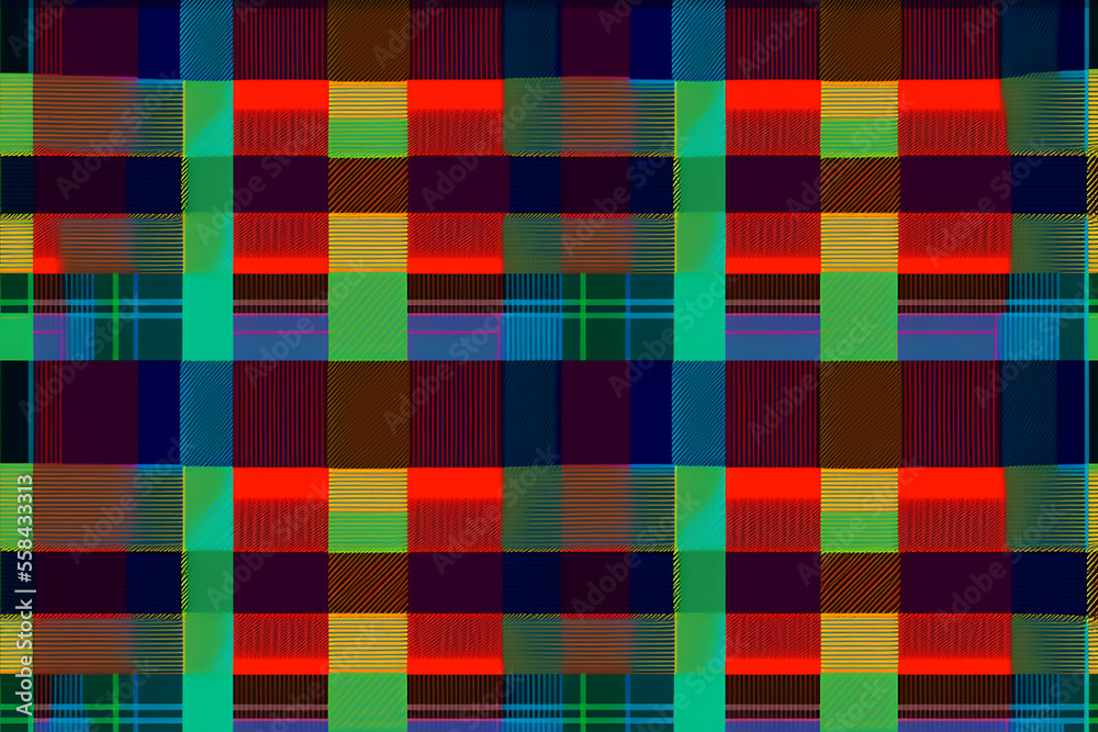 seamless tartan pattern, Generative AI seamless tartan pattern, Generative AI
