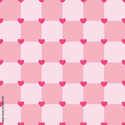 seamless pattern with hearts