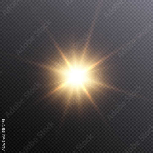 The effect of bright sunlight Fototapet