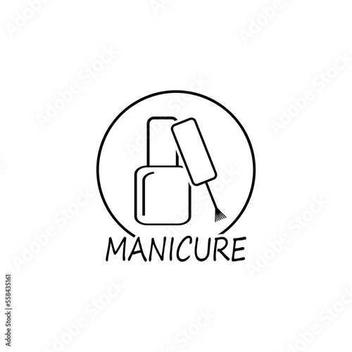 Manicure polish icon