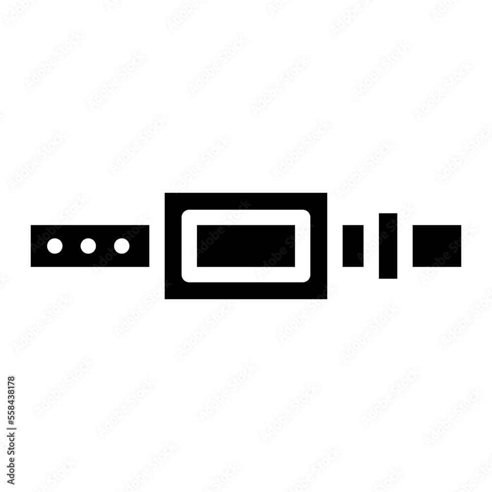 Fototapeta premium belt glyph 